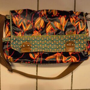 Vintage Fossil Large Tote Bag/Brief Case/Diaper Bag